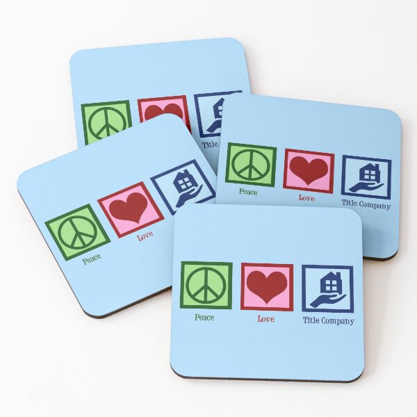 Item preview, Peace Love Title Company designed and sold by Epic Love Designs.