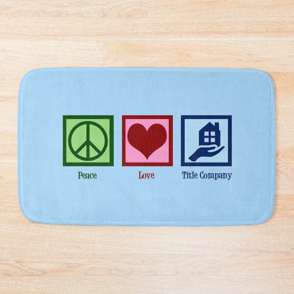 Item preview, Peace Love Title Company designed and sold by Epic Love Designs.
