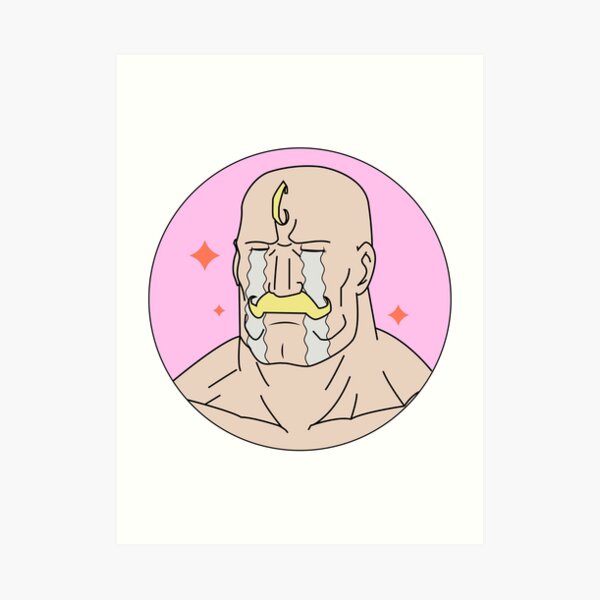 Feel like a Man Art Print