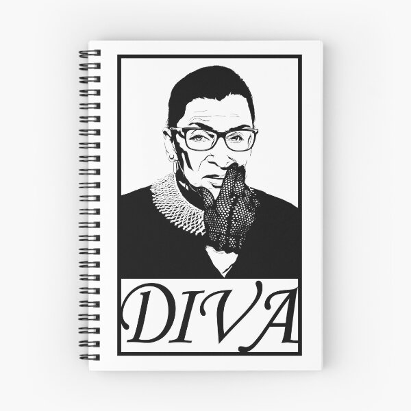 Item preview, Supreme Court Justice Ruth Bader Ginsburg - Notorious RBG - Diva - Feminist Icon - Gender Equality - Justice for All - Liberal and Democrat Hero designed and sold by SolissDesigns.