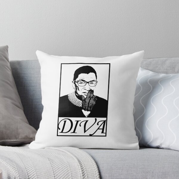 Item preview, Supreme Court Justice Ruth Bader Ginsburg - Notorious RBG - Diva - Feminist Icon - Gender Equality - Justice for All - Liberal and Democrat Hero designed and sold by SolissDesigns.