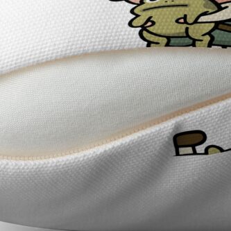 Alternate view of Greg and the frog Floor Pillow