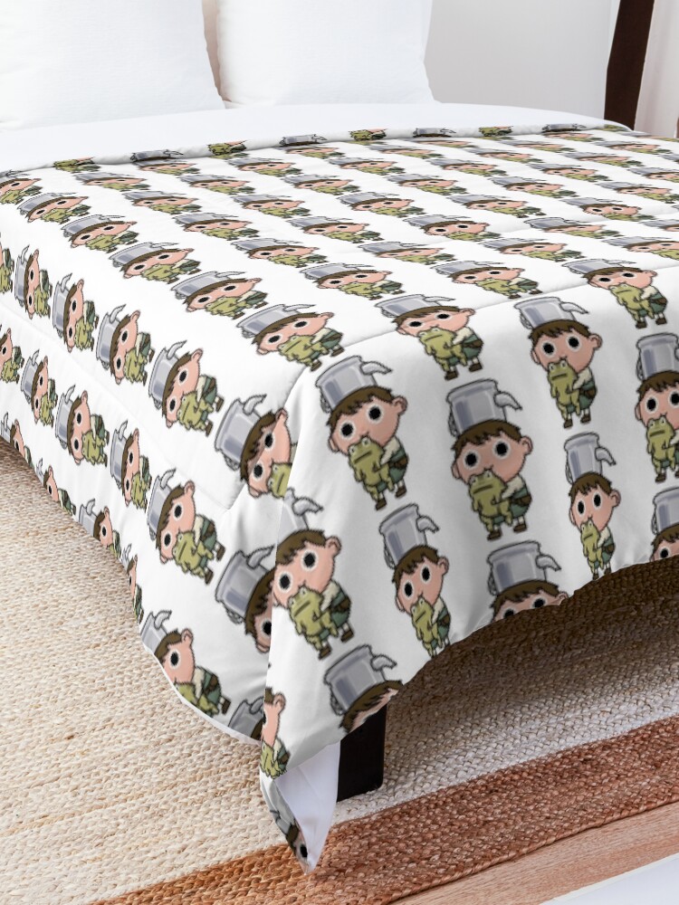 Alternate view of Greg and the frog Comforter