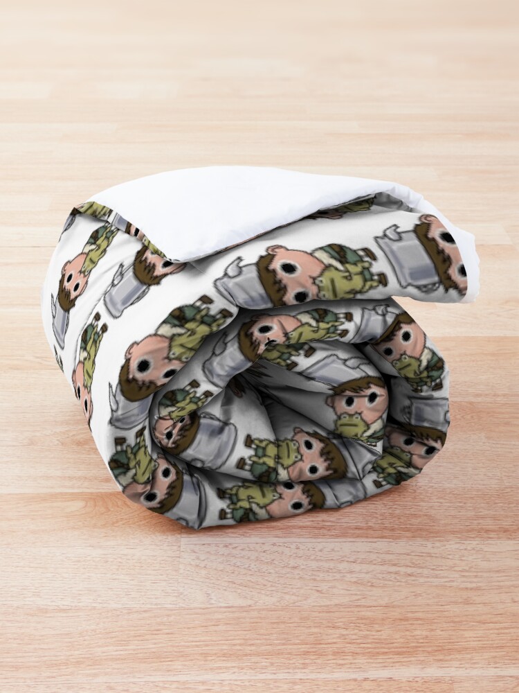 Alternate view of Greg and the frog Comforter
