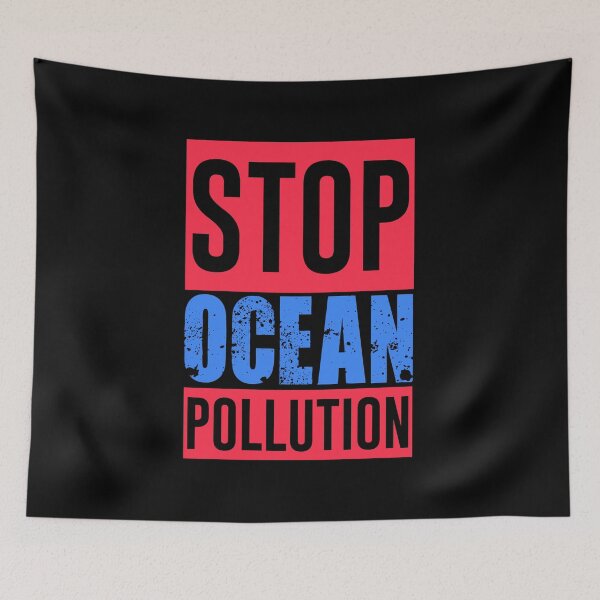 Item preview, Oceans Marine Life Ban Plastic Pollution Save Planet Earth designed and sold by phoxydesign.