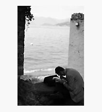 The scribe of Varenna Photographic Print