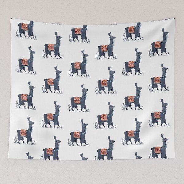 Item preview, Cute Llama Acrylic Art designed and sold by infinitunes.
