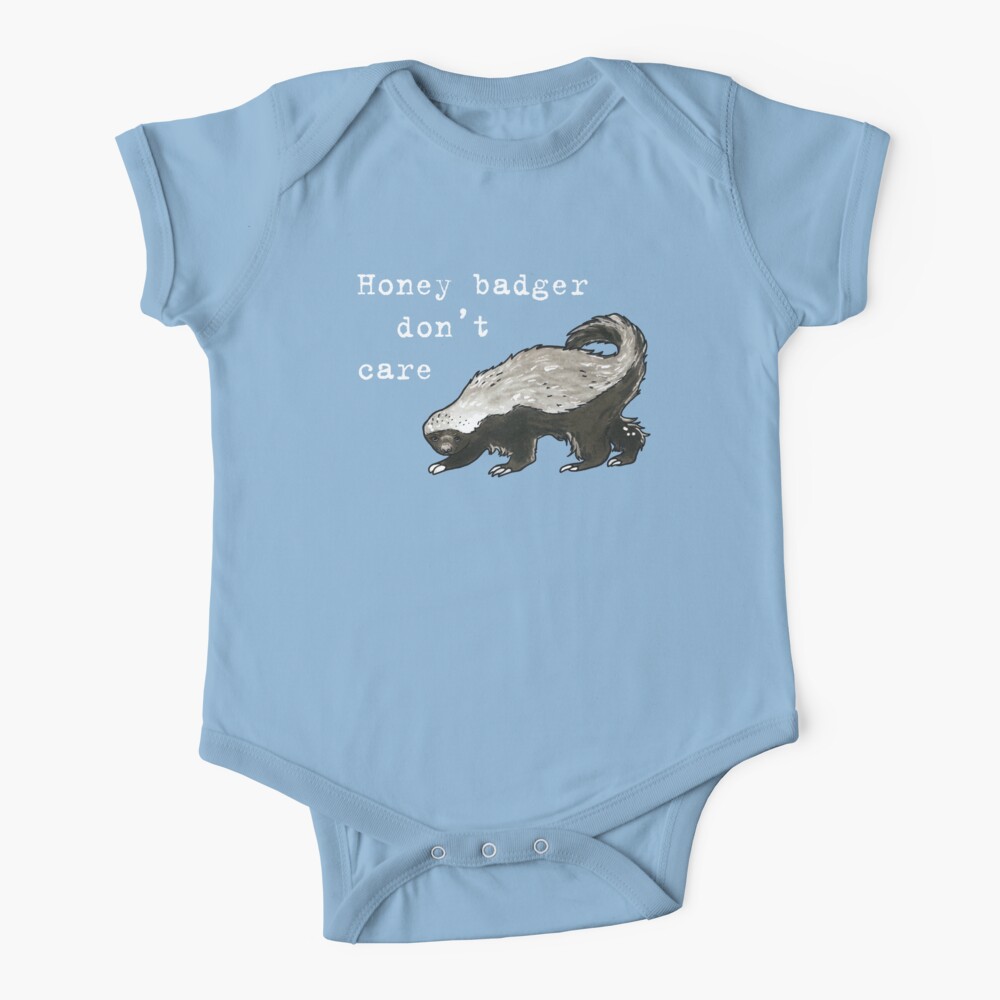 Honey badger dont care - Animal series Baby One-Piece