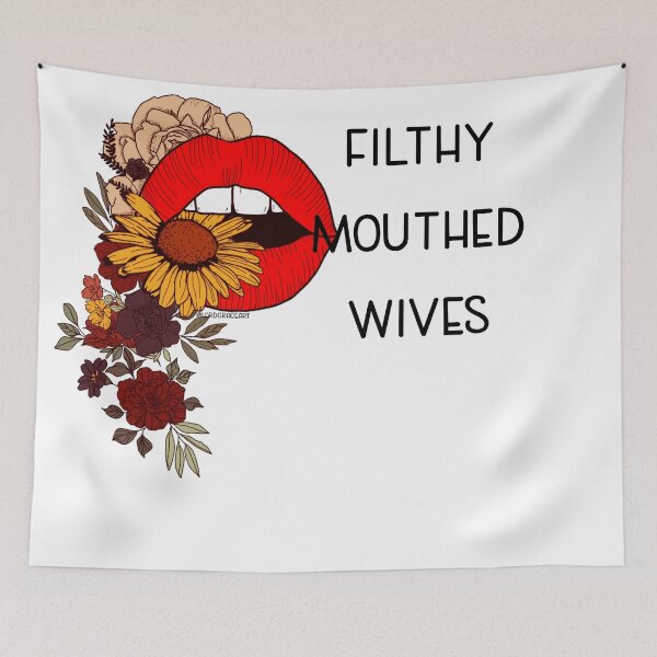 Item preview, Filthy Mouthed Wives- Lips Red and Black designed and sold by LordGraceArt.
