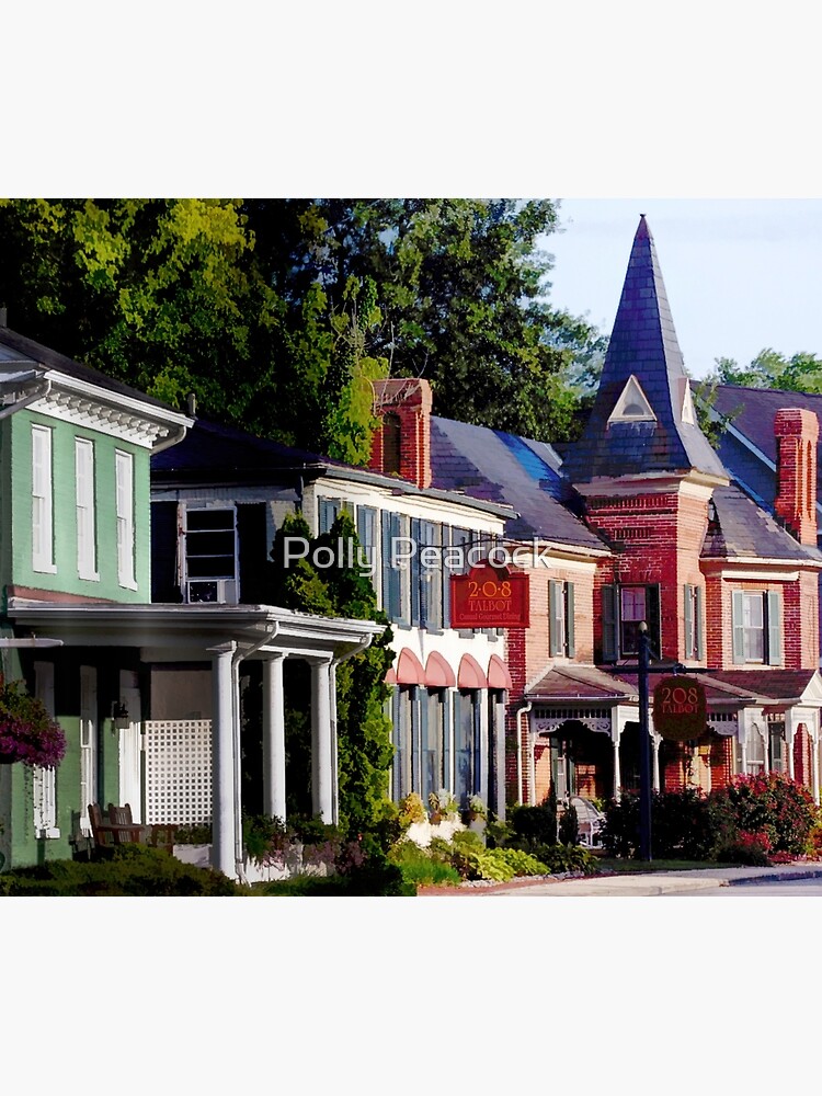 Main Street in Historic St Michaels, Maryland by pollypeacock