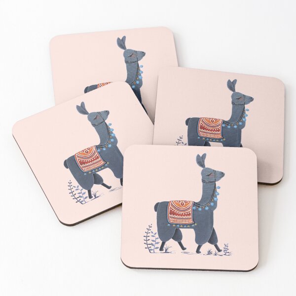 Item preview, Llama Illustration In Acrylic designed and sold by infinitunes.