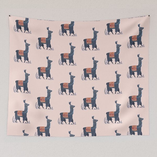 Item preview, Llama Illustration In Acrylic designed and sold by infinitunes.