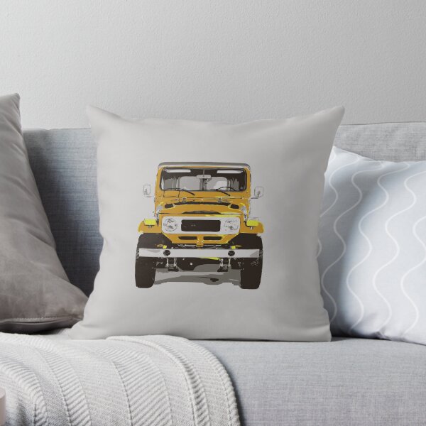1981 Toyota Land Cruiser FJ40 Throw Pillow