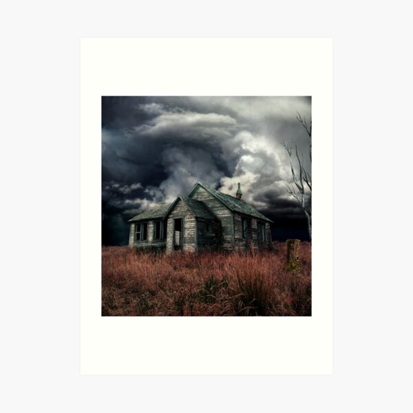 just before the storm Art Print