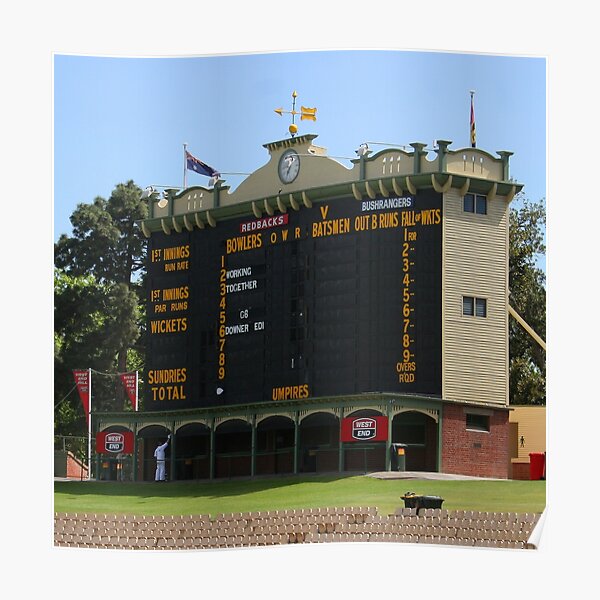 Before the Adelaide Test Poster
