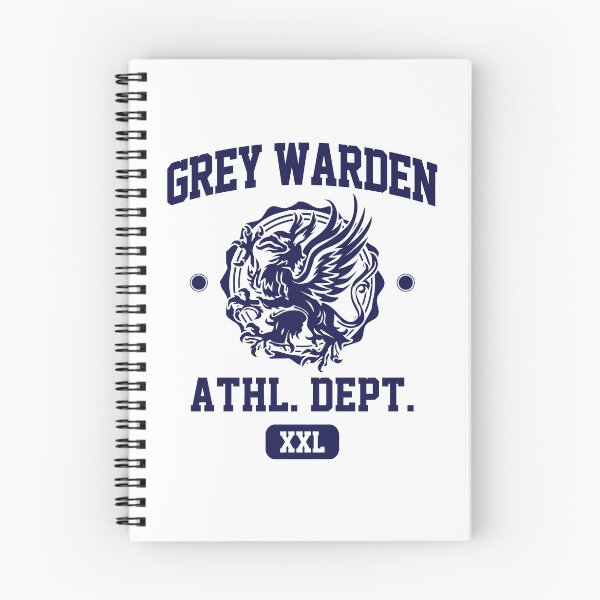 Item preview, Grey Warden Athletic Department | Dragon Age Gym Shirt Style | Navy Print designed and sold by surik-.