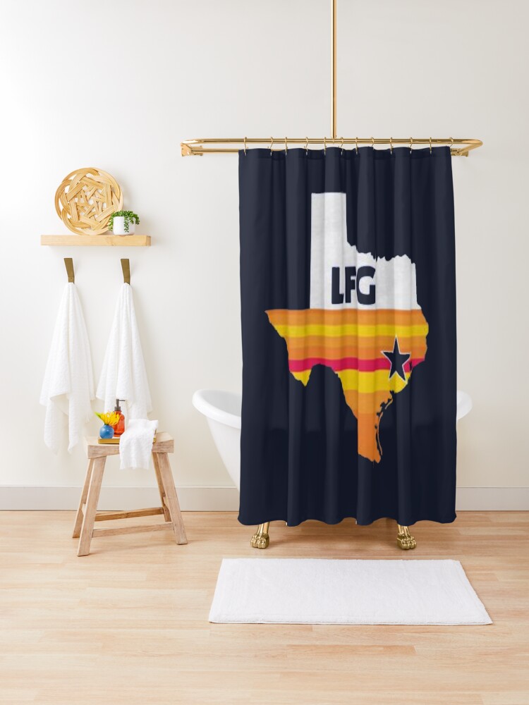 Hot Seller Lfg Houston Astros Let S F Ing Go Shower Curtain
