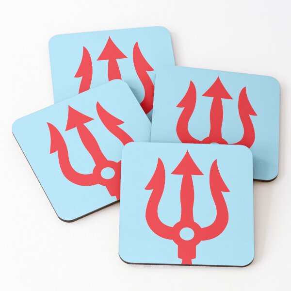 Item preview, Neptune trident red (request other colours) designed and sold by designseventy.