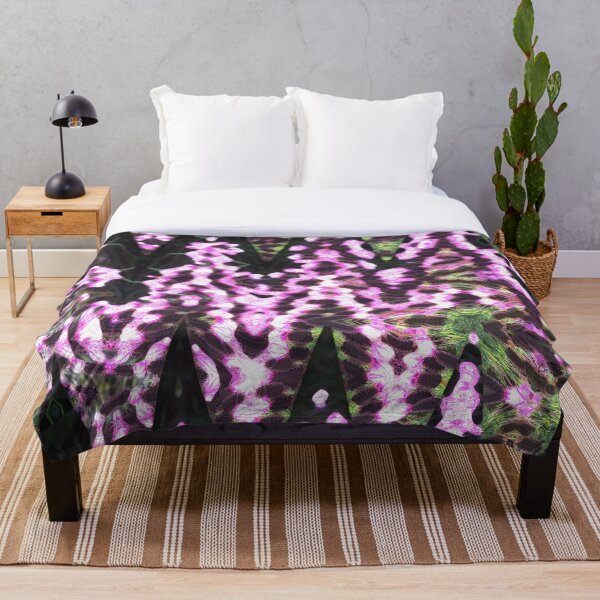 Floral Explosion Throw Blanket