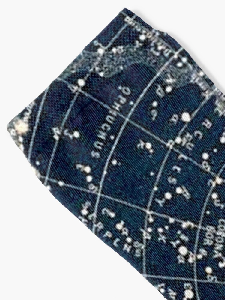 Alternate view of THE STAR CONSTELLATIONS : Vintage 1900 Galaxy Print Socks