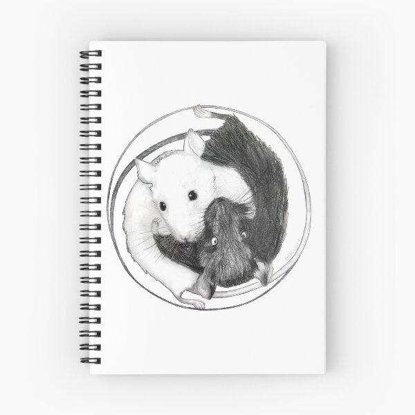 Item preview, Yin Yang Mice  white designed and sold by evafriese015.