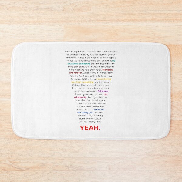 Item preview, Klaine Proposal designed and sold by byebyesally.