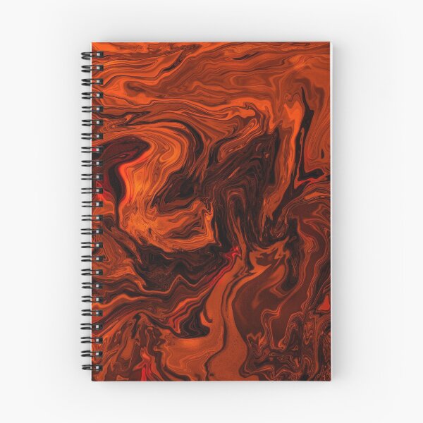 Item preview, Orange and Black Fiery Lava Marble Halloween Abstract designed and sold by Gsallicat.