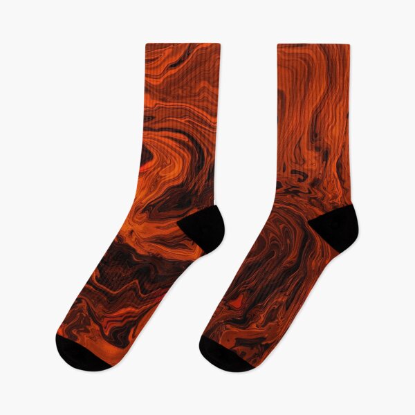 Item preview, Orange and Black Fiery Lava Marble Halloween Abstract designed and sold by Gsallicat.