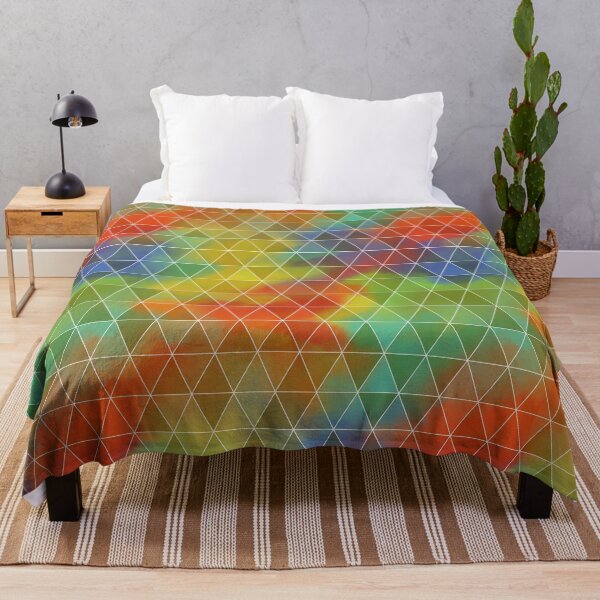 Aperçu de l'œuvre Triangles à motif coloré créée et vendue par MiVa Tank.