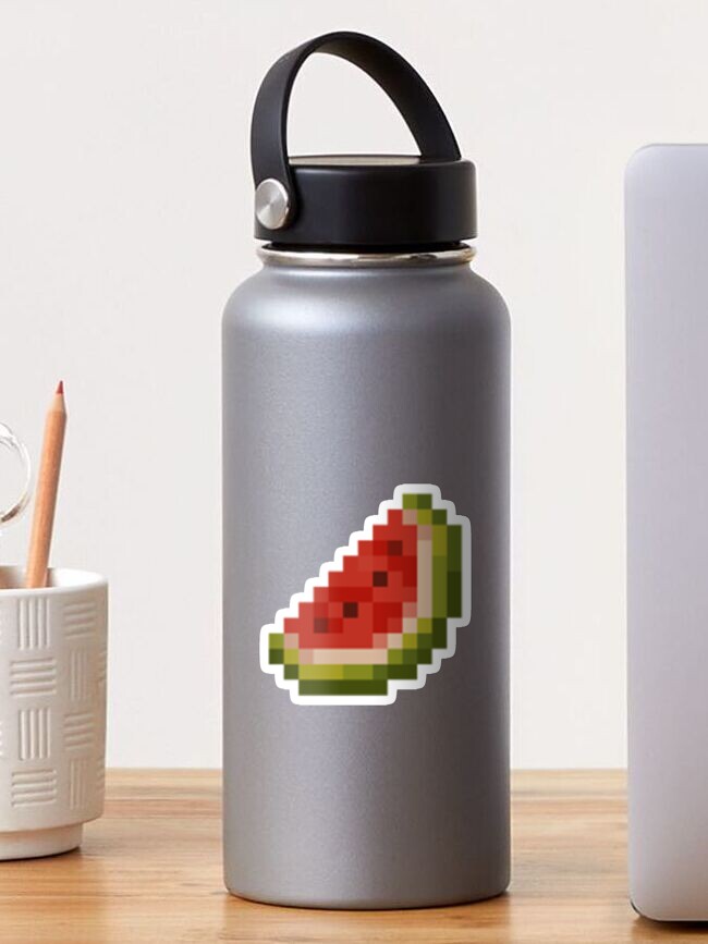 Minecraft Watermelon Sticker By Gatae Redbubble