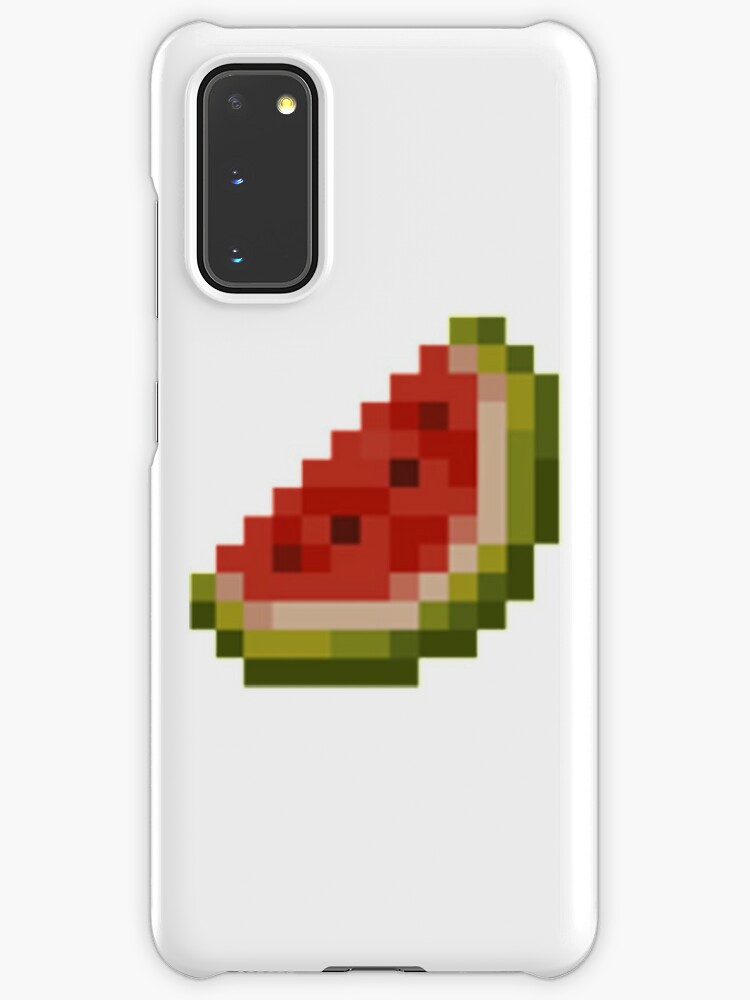 Minecraft Watermelon Case Skin For Samsung Galaxy By Gatae Redbubble