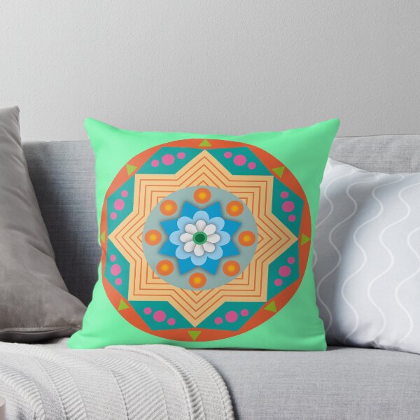 Item preview, Green and Blue Mandalas Designs and Patterns Zen Colours   designed and sold by JPColemonts.