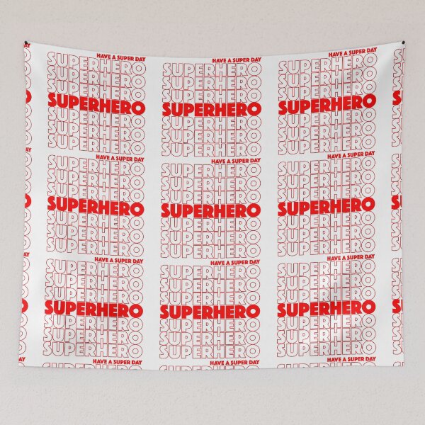 Item preview, Superhero Grocery Bag Parody Logo designed and sold by CenturyComics.