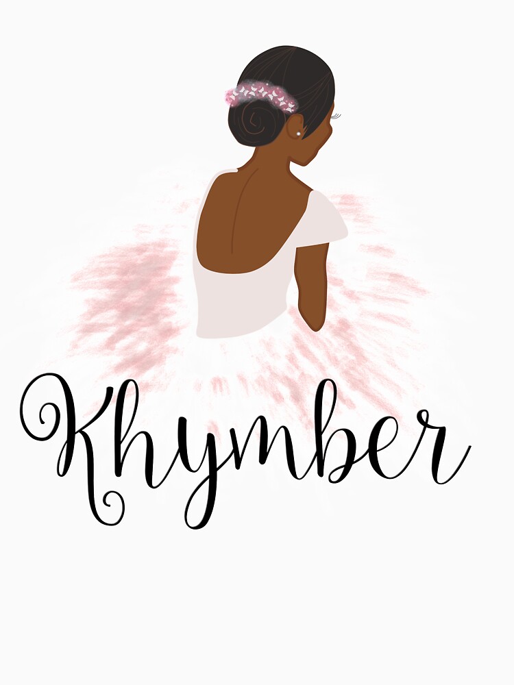 Khymber Personalized African American Dancer Ballerina by umeimages