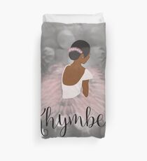 Khymber Personalized African American Dancer Ballerina Duvet Cover
