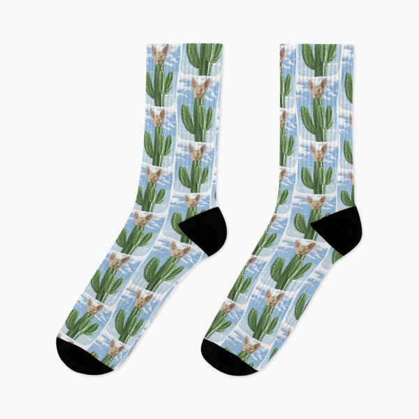 Item preview, Cactus Cat Pun  designed and sold by DinoKate.