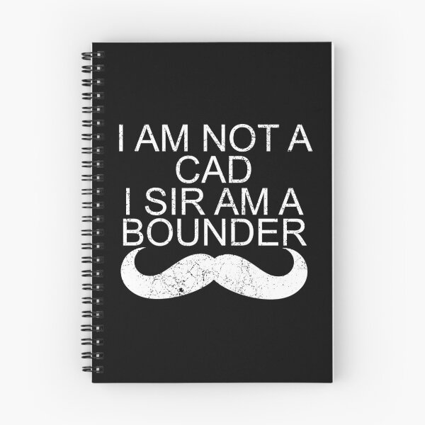 Item preview, A Bounder and a Cad (White) designed and sold by SifRants.