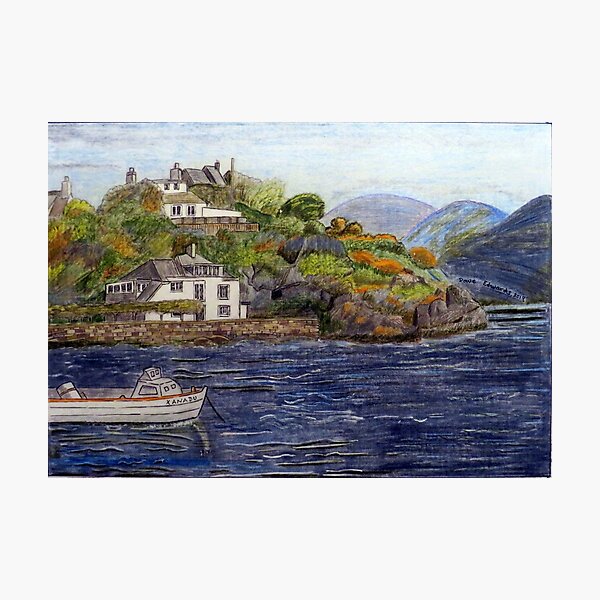 459 - BORTH-Y-GEST, WALES - DAVE EDWARDS - COLOURED PENCILS - 2019 Photographic Print