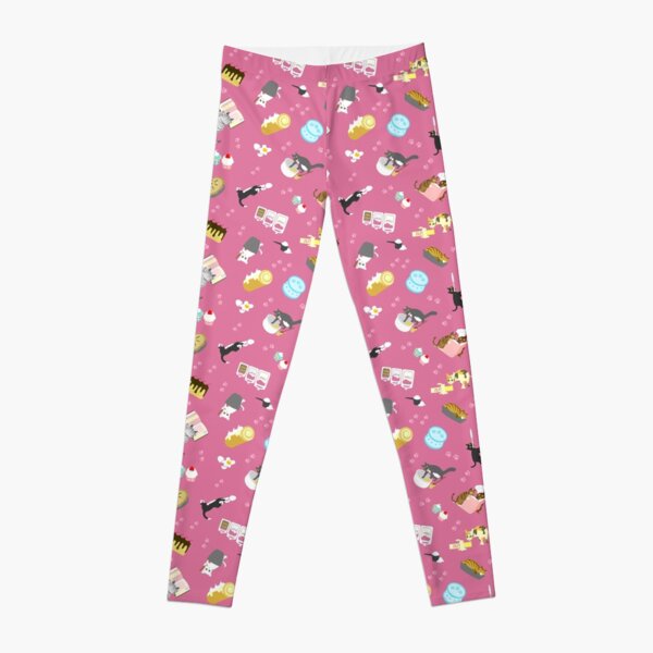Cats Baking Cakes and other Sweets, in Pink Leggings