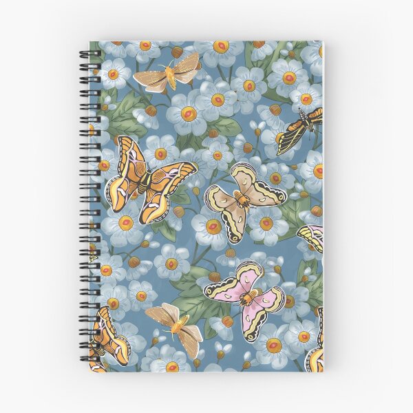 Item preview, Moths at Twilight with White Flowers designed and sold by vinpauld.