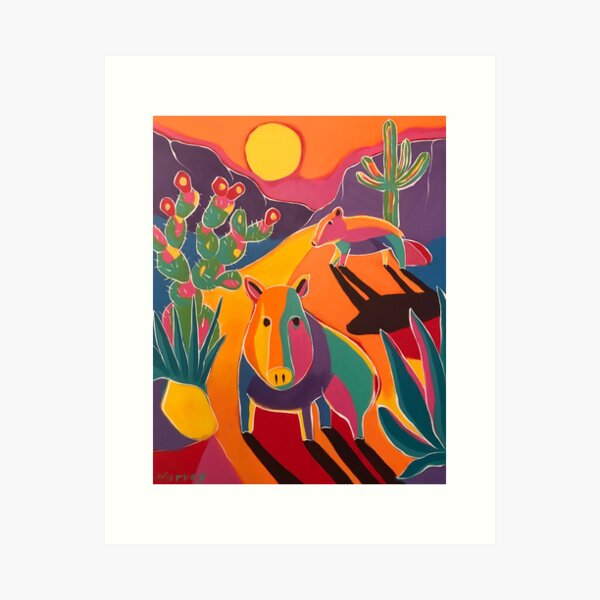 Aperçu de l'œuvre Javelina Amigos créée et vendue par kristinharvey.