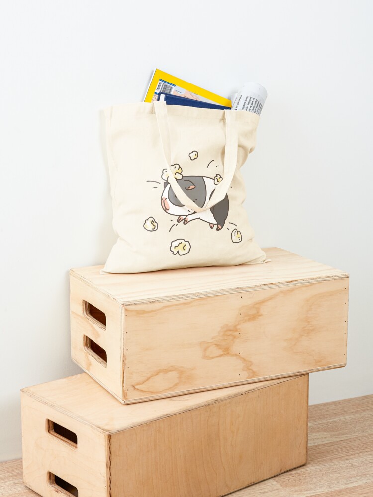 Alternate view of Guinea pig pattern, popcorning  Tote Bag