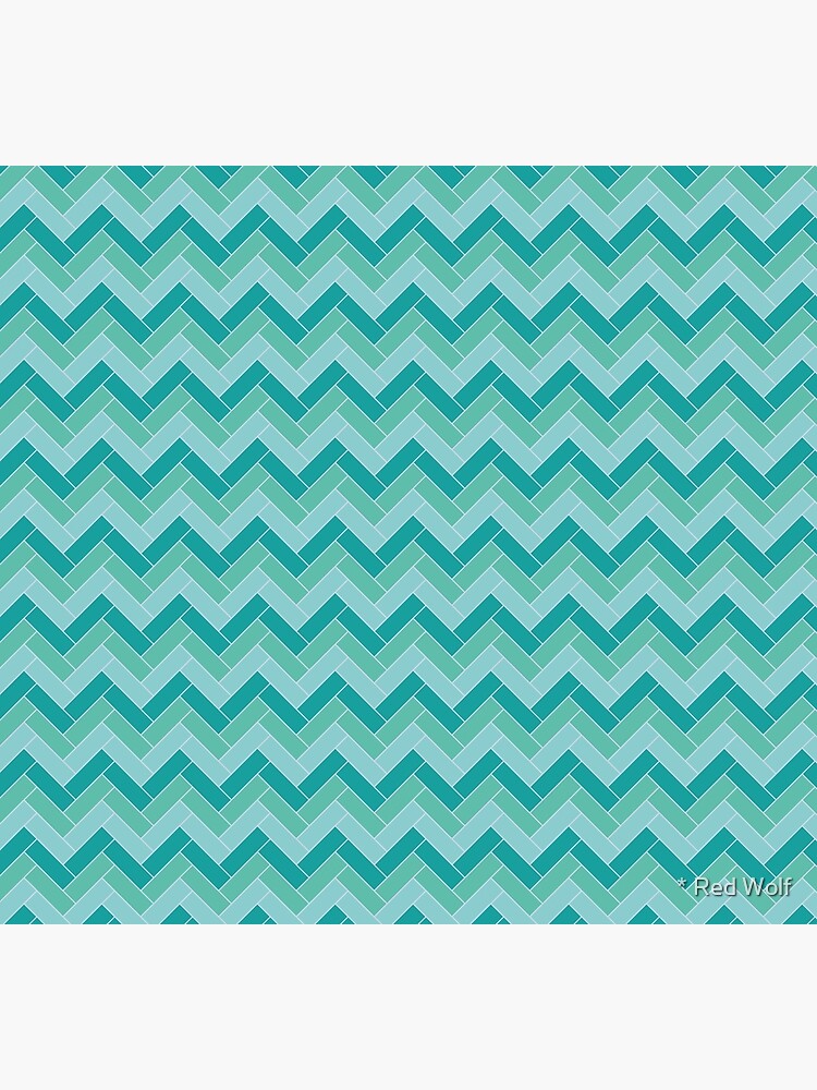 Geometric Pattern: Herringbone: Moss by redwolfoz
