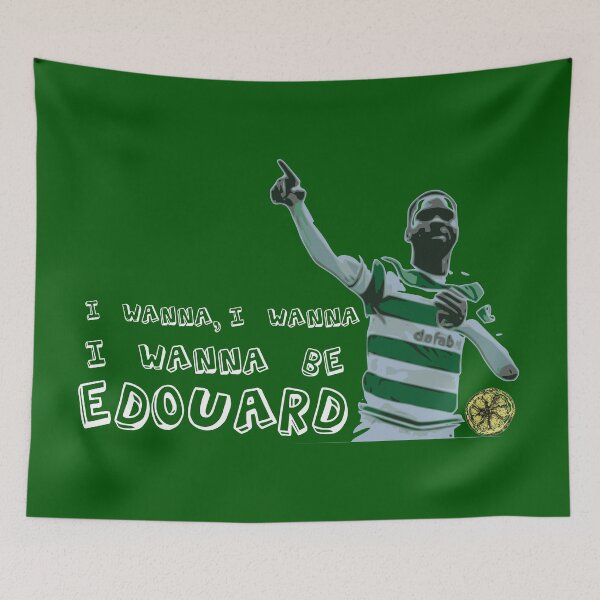 Item preview, I Wanna Be Edouard Glasgow Celtic FC Striker Hail Hail Odsonne Edouard CFC designed and sold by TopperTees.