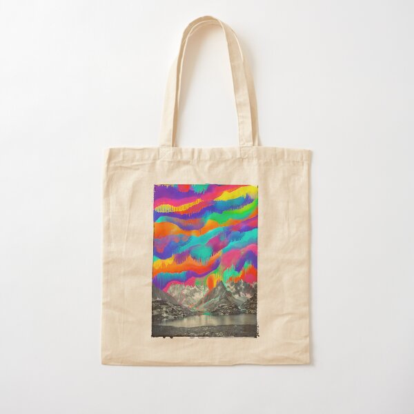 Skyfall, Melting Northern Lights Cotton Tote Bag