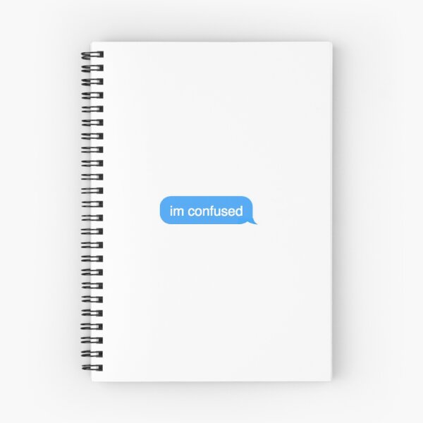 Item preview, im confused text message designed and sold by mhj5503.