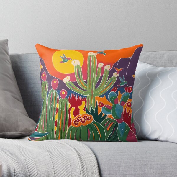 Hummer's Delight Throw Pillow