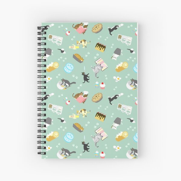 Cats Baking Cakes and other Sweets Spiral Notebook