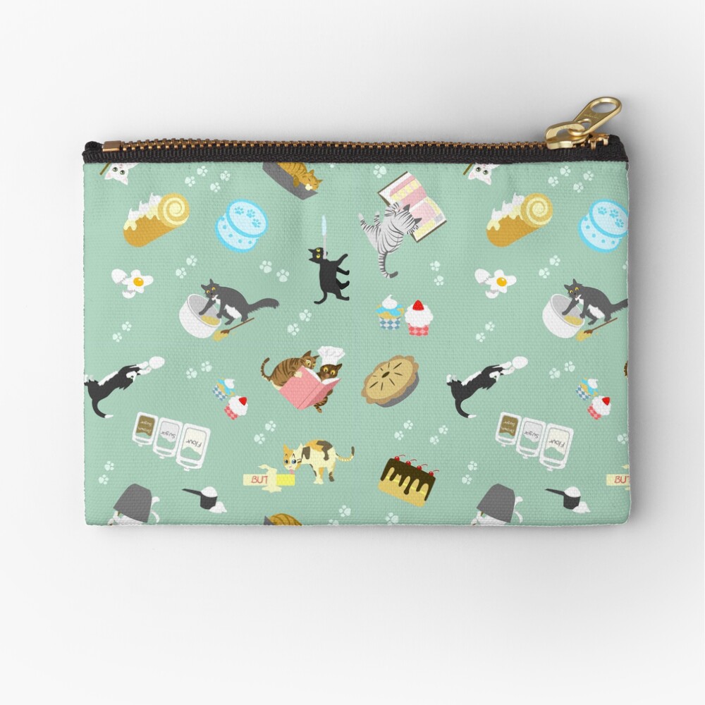 Cats Baking Cakes and other Sweets Zipper Pouch
