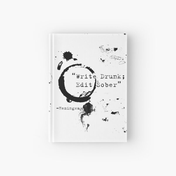 Hemingway Writer's Quote Hardcover Journal